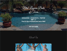 Tablet Screenshot of bluelagoonpoolsoftexas.com